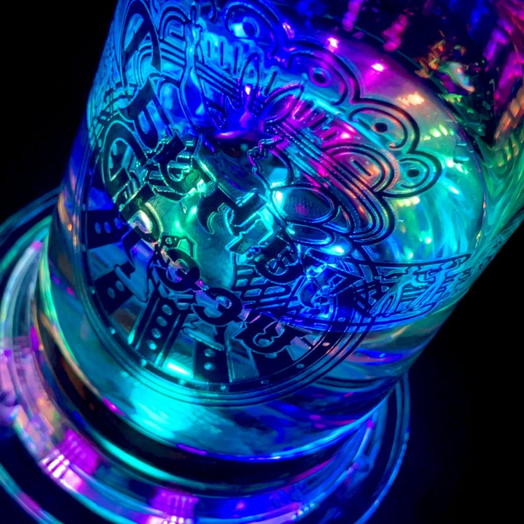 파이널 판타지14 타이토 댄싱그린 유리컵 이미지