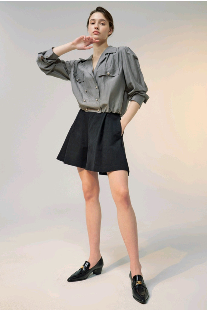 한섬 랑방 실크 블랜드 더블 블라우스 82 (정가 645000원)1. 랑방 컬렉션 실크 블랜드 더블 블라우스 82--2