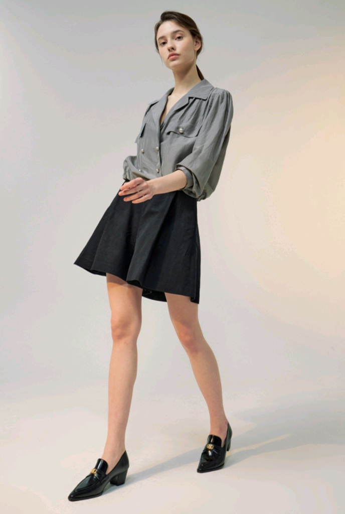 한섬 랑방 실크 블랜드 더블 블라우스 82 (정가 645000원)1. 랑방 컬렉션 실크 블랜드 더블 블라우스 82--4