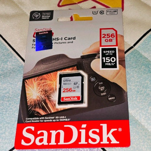 sandisk 256 울트라 sd카드 새제품