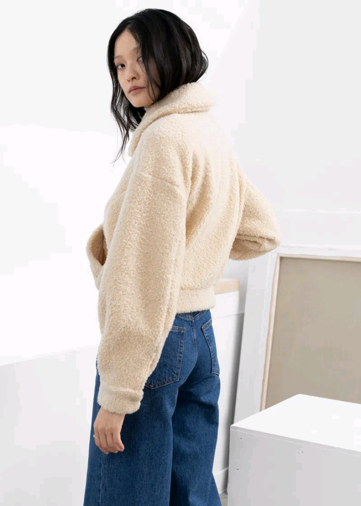 앤아더스토리즈 테디 자켓 / 여성 자켓 / 여자 자켓--1