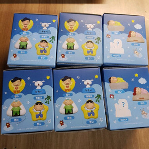 짱구 쿠션 무드등 피규어 6개 (수지X) 이미지