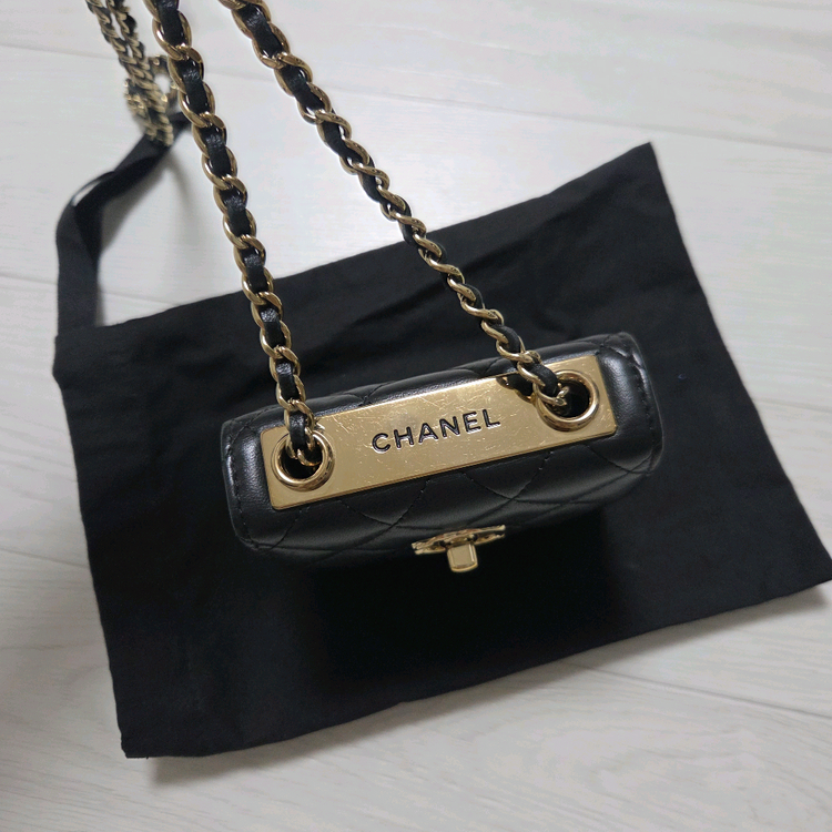 샤넬 트렌디CC 미니 체인백 블랙--2