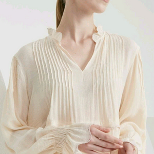 한섬(타임)레이스 블록셔츠