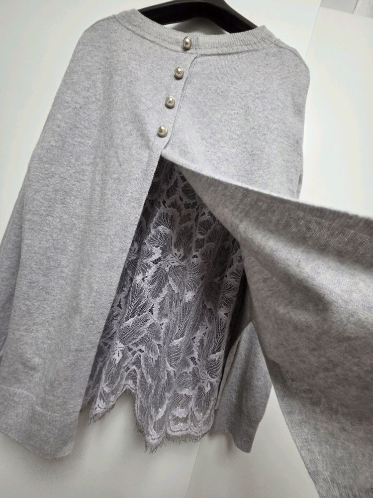 한섬(오브제) 울 레이스니트--11