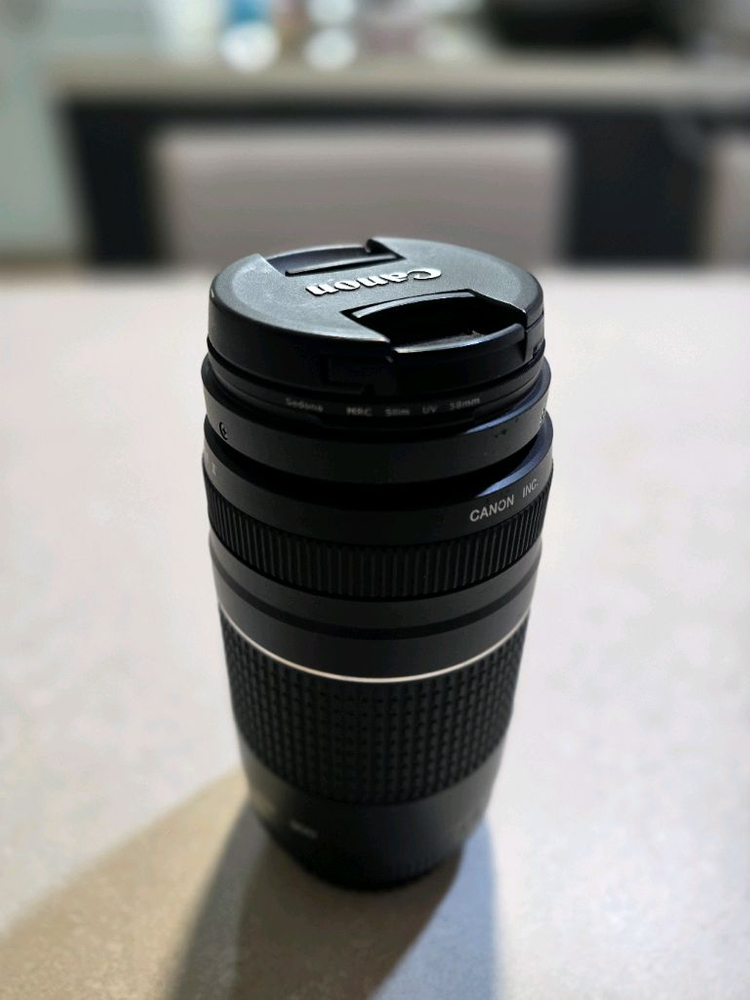 캐논 ef 75-300mm f4-5.6 III 망원렌즈 애기흑통--3