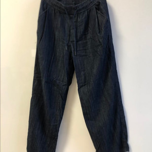 에잇세컨즈 경량 풀밴딩 와이드핏 데님 네이비