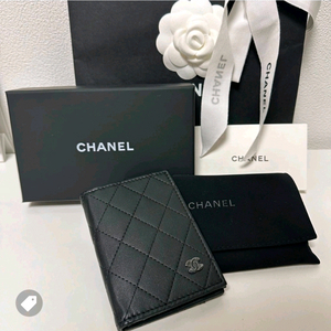 샤넬 로고 카드지갑