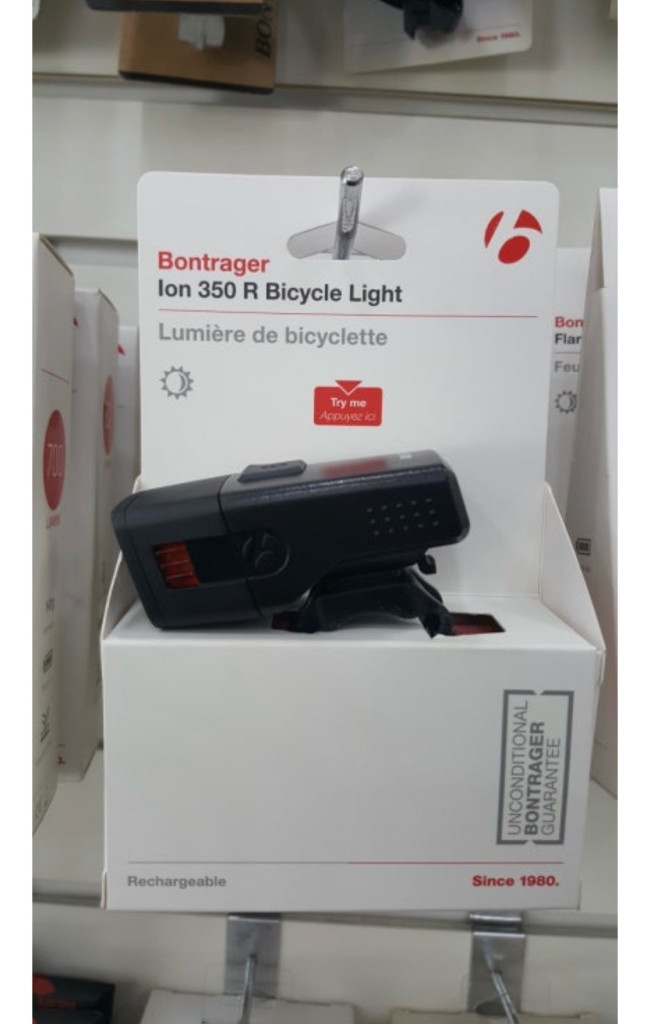본트래거 이온 350 R 라이트 / 이온 엘리트 1000 R / 전조등, 후미등/ 자전거 사이클링 용품 이미지
