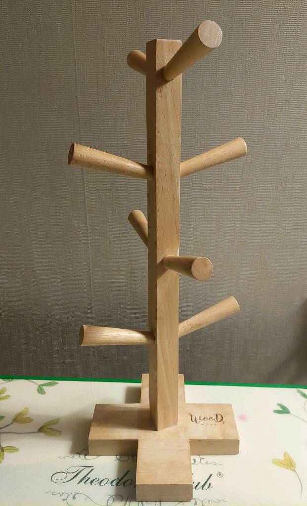 원목 컵걸이/마스크걸이/열쇠걸이 2개--1