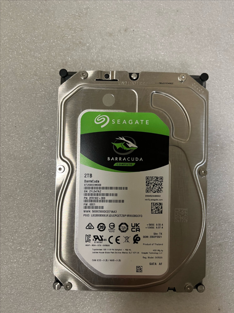 hdd 씨게이트 바라쿠다 2tb, 2테라 처분 (택포함)--1