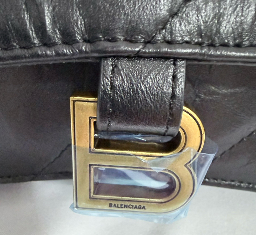 새상품> 아워글라스 금장 체인 숄더&크로스--3