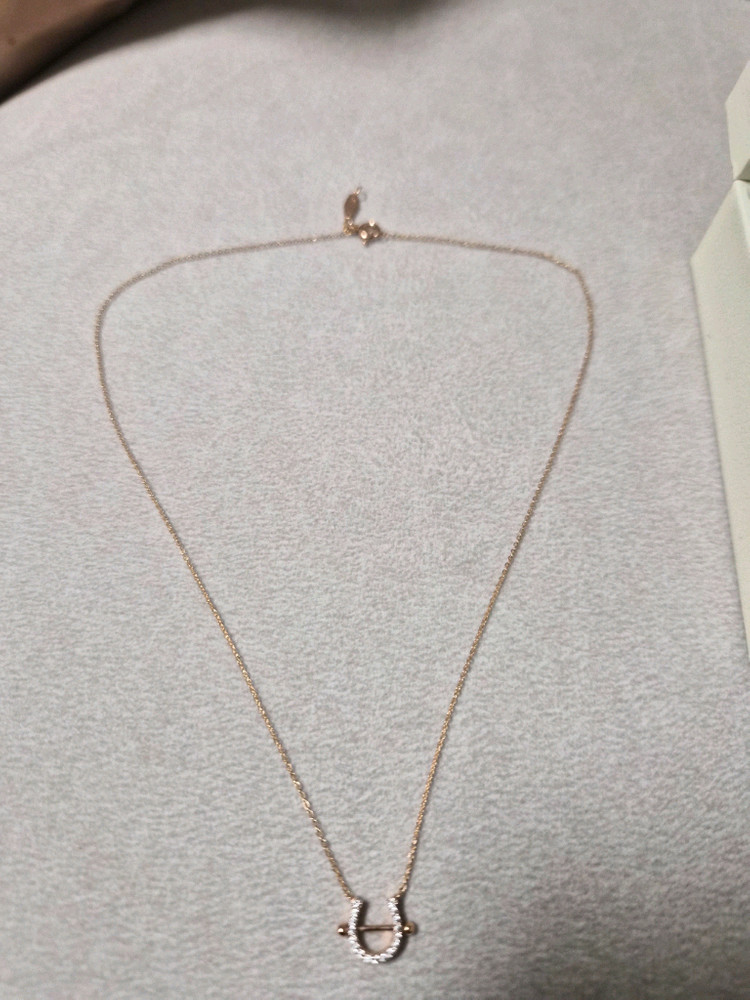 14K 로즈골드 목걸이--3