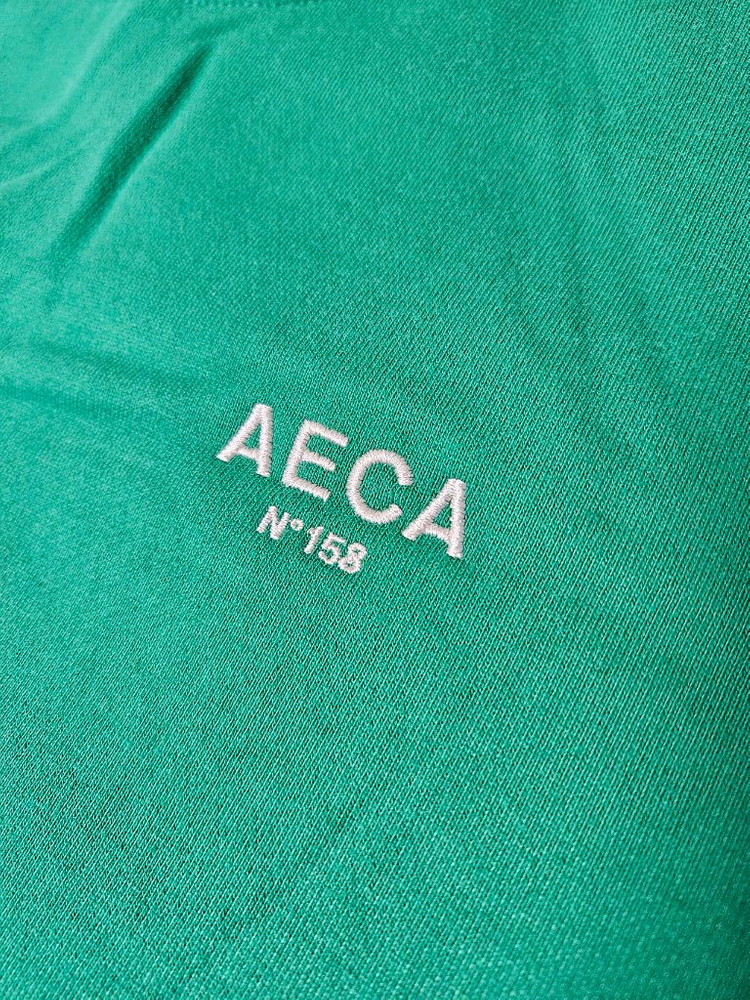 에이카화이트 그린 맨투맨 L--2