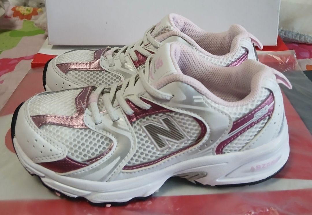 뉴발란스키즈 530 실버핑크190운동화 거의새거24년 이미지
