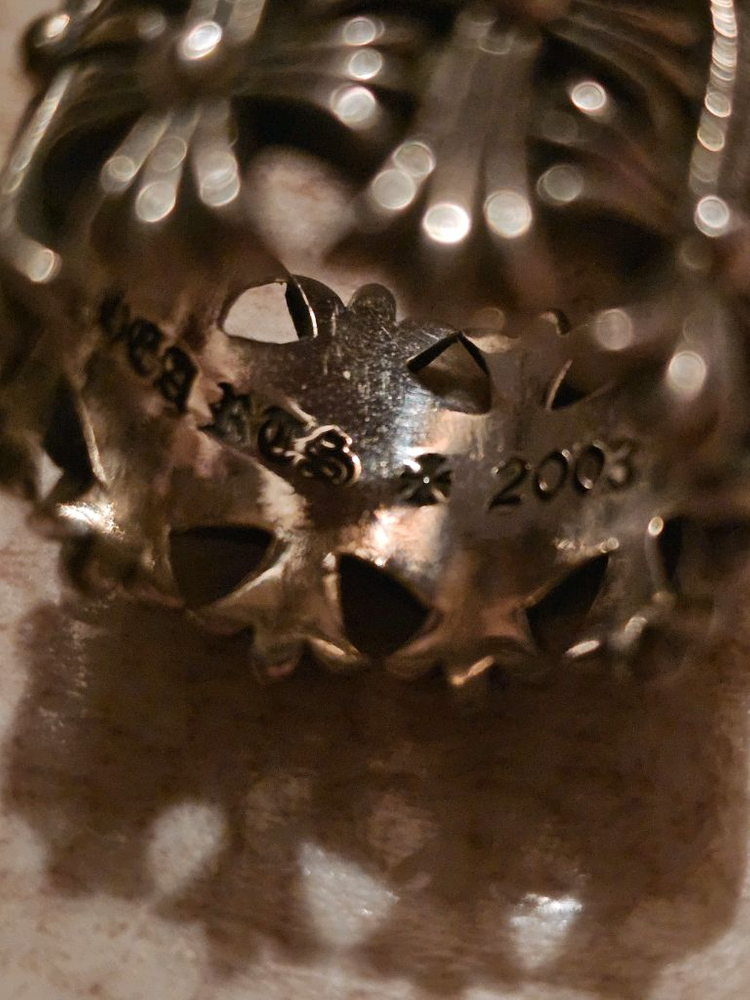 크롬하츠 실버 925 반지 13호~14호 ( US 6.5 ~ 7 ) 이미지