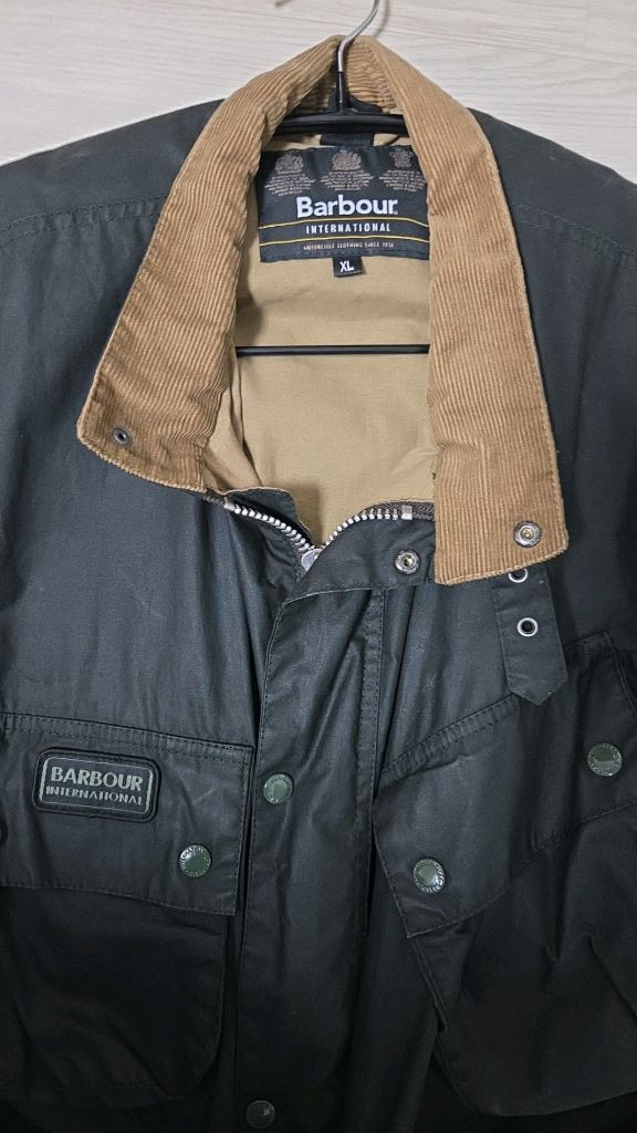 바버 인터네셔널 라이트웨이트 자켓 카키 XL--7