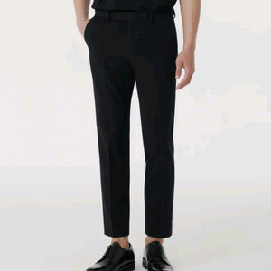 (새상품) 무신사 테이퍼드 히든 밴딩 크롭 슬랙스