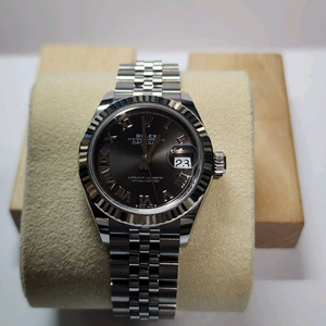 롤렉스 레이디 데이저스트 279174 다크크레이 28mm 오이스터스틸과 화이트골드