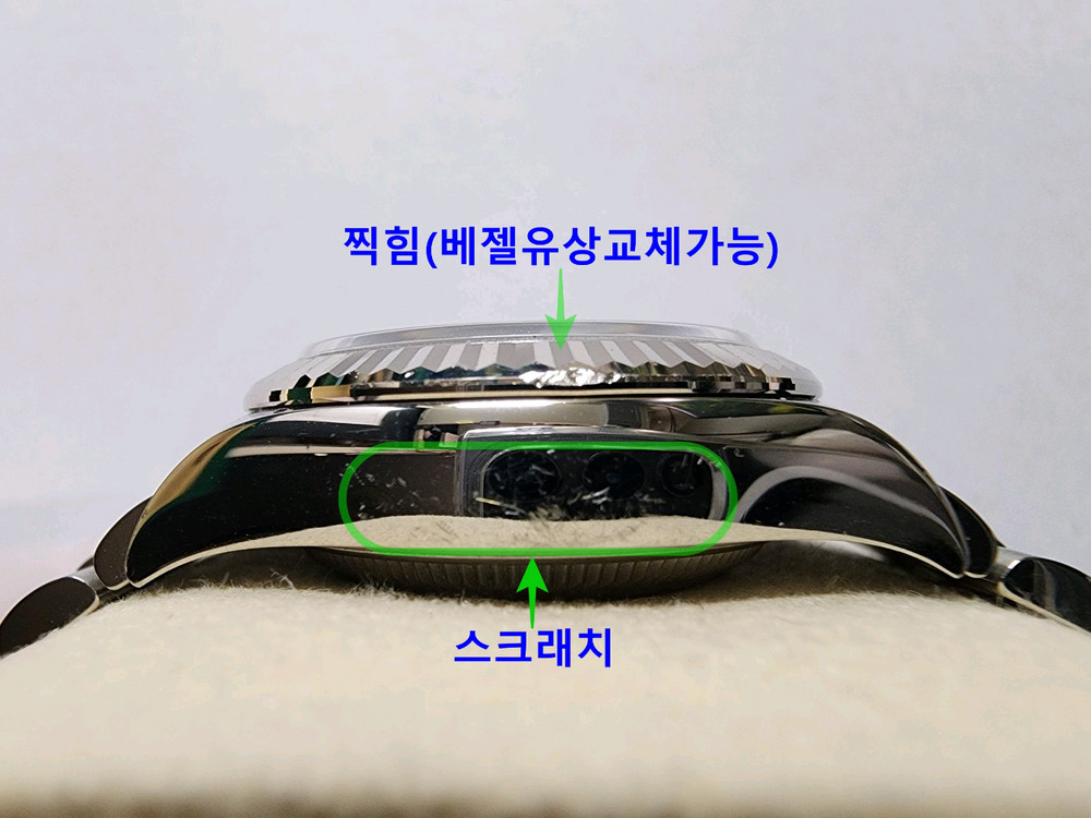 롤렉스 레이디 데이저스트 279174 다크크레이 28mm 오이스터스틸과 화이트골드--2