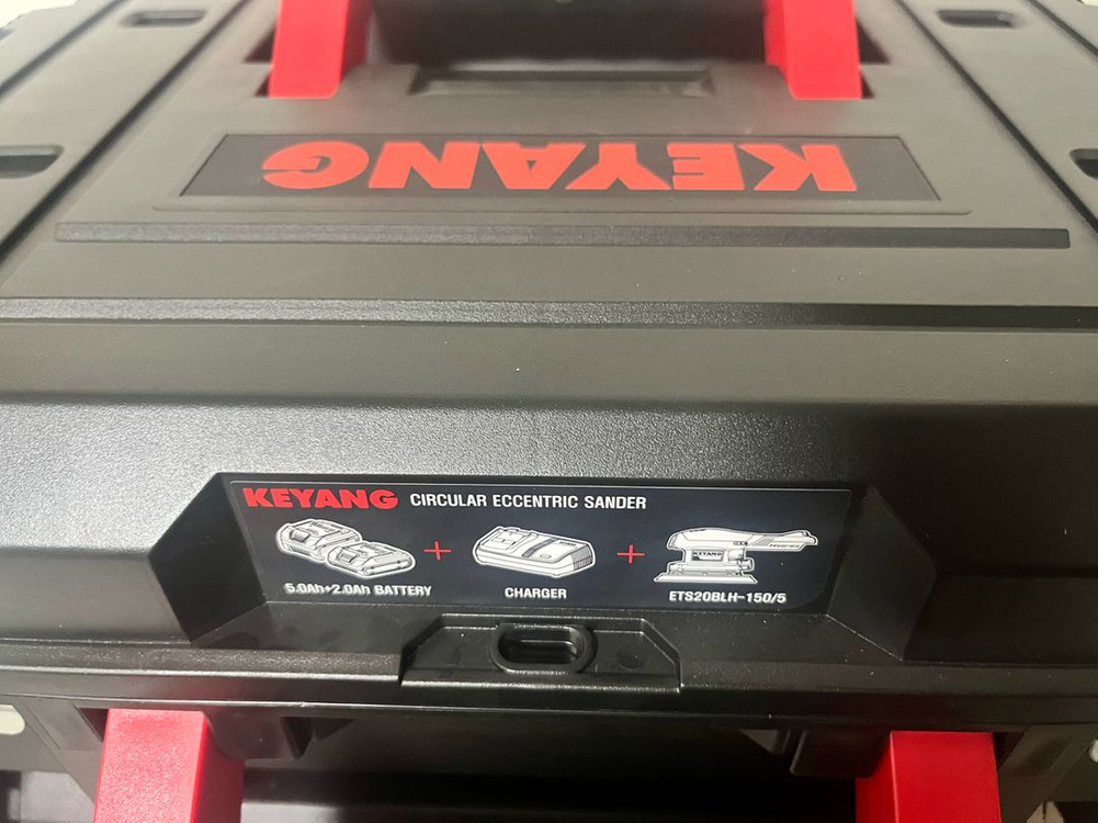 계양 ETS20BLH-150/5 충전 편심샌더 20V MAX 2.0Ah 5.0Ah 2팩 150mm BL 원형샌더--2