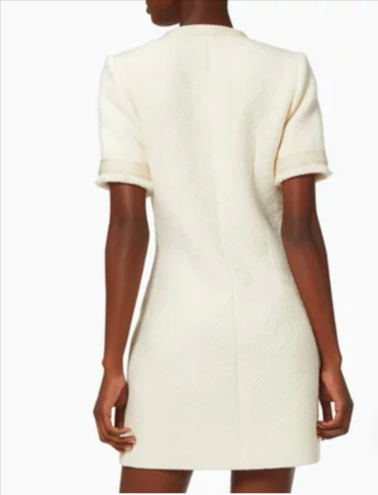 산드로 자카드 트위드 원피스 40--2