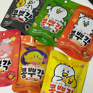 콩튀김 과자 콩뿌각 6종
