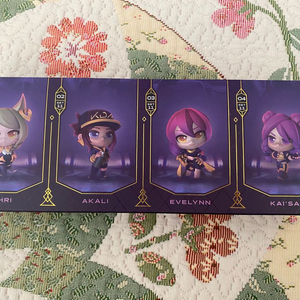 리그오브레전드 KDA 미니 피규어 세트 이미지