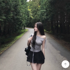 블러핏 리벤 캉캉 A라인 미니 스커트 치마 요정룩