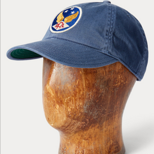 폴로 더블알엘 RRL 가먼트다잉 트윌 볼캡 블루 팝니다