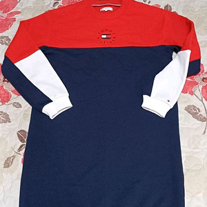 타미힐피거 기모맨투맨원피스 95 여성66 가슴49 기장88