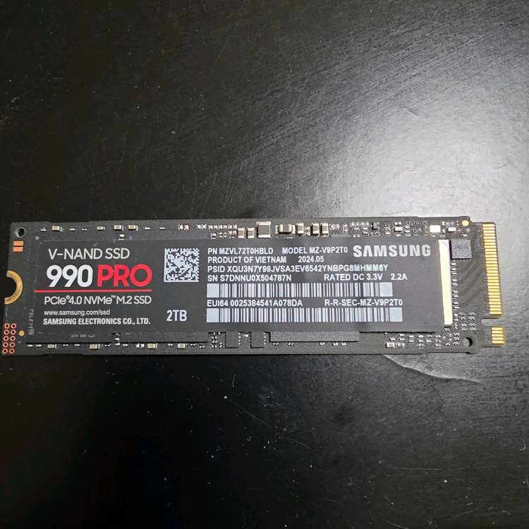 삼성 990 pro 2tb--1