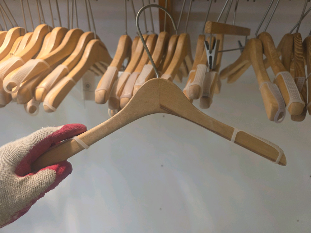 옷걸이 바지걸이 옷가게 의류매장 나무 옷걸이--2