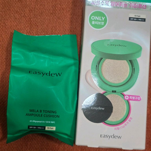 이지듀 멜라 비 토닝 앰플 쿠션 19호 페어 리필 새상품