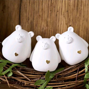 통통 곰돌이 석고 방향제 3종 세트