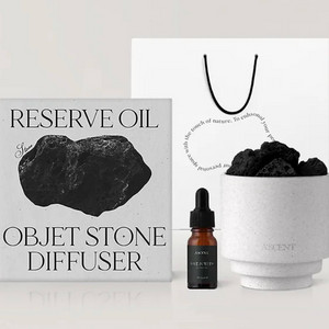 (새상품) 에이센트 오브제 스톤 아로마 디퓨저 화이트