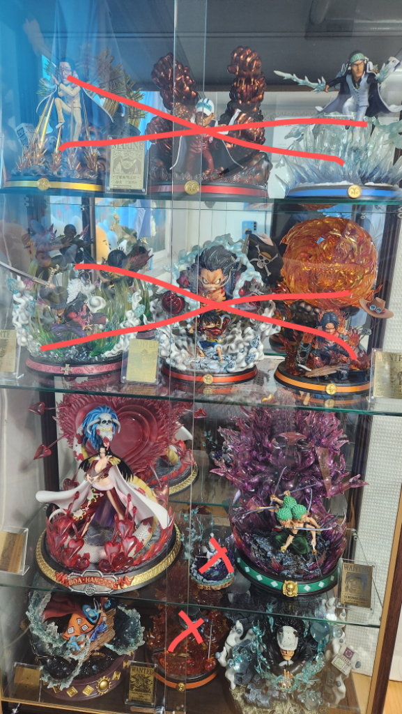 원피스 BBT 레진 피규어 (조로,쿠마,징베)--1