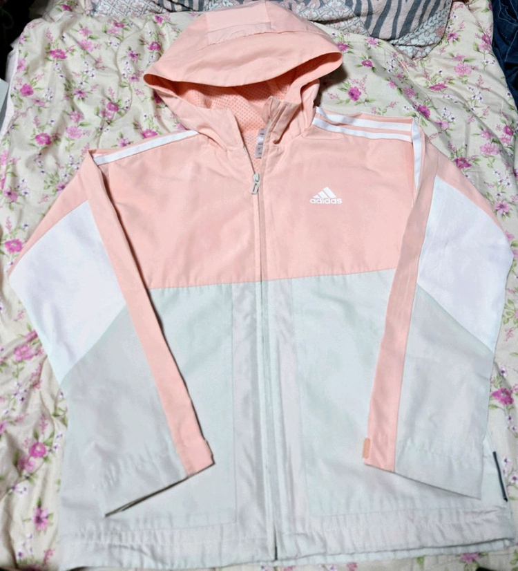 아동 140호 내셔널지오그래픽 아디다스 키즈 바람막이점퍼 일괄 이미지