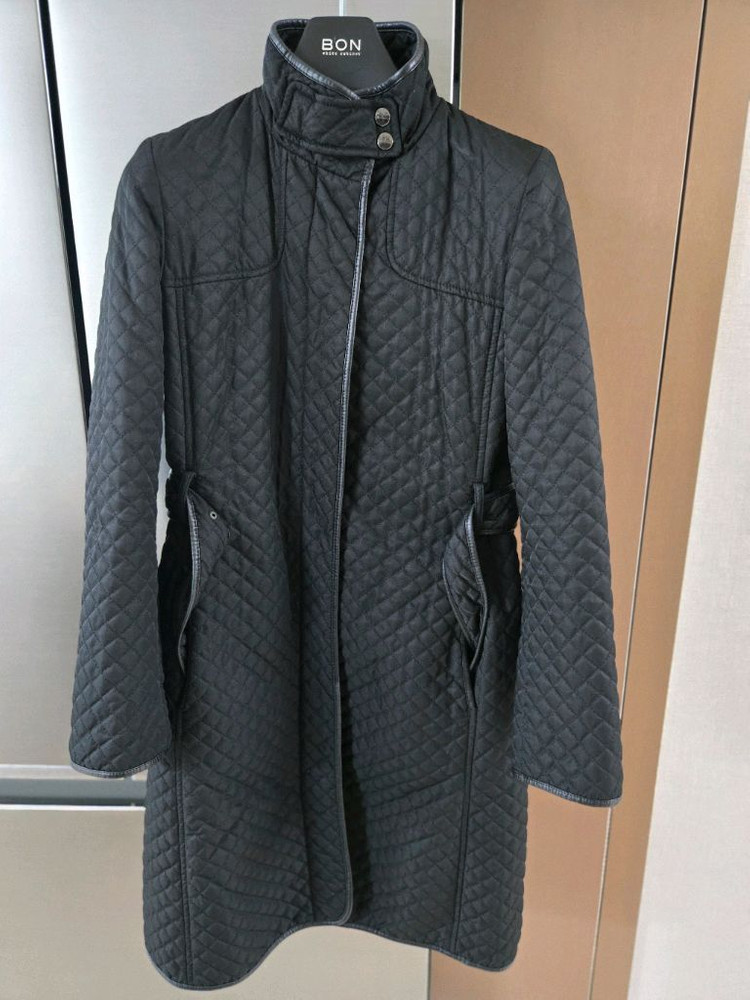 버버리 블랙 퀼팅 자켓 66사이즈--1