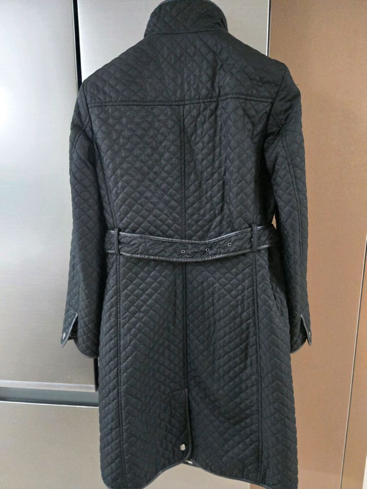 버버리 블랙 퀼팅 자켓 66사이즈--3