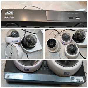adt CCTV 녹화기 시스템+카메라4대