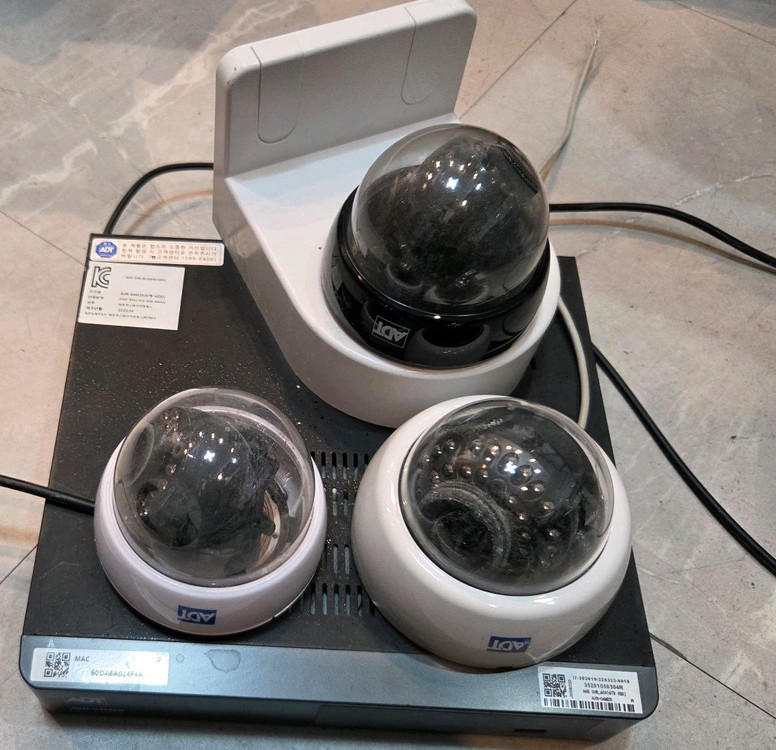 adt CCTV 녹화기 시스템+감시모니터 이미지