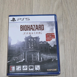 PS5 바이오하자드 레퀴엠 스틸북 포함 +코드 미사용 단순개봉품
