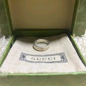 구찌 다이애그널 인터로킹 G반지