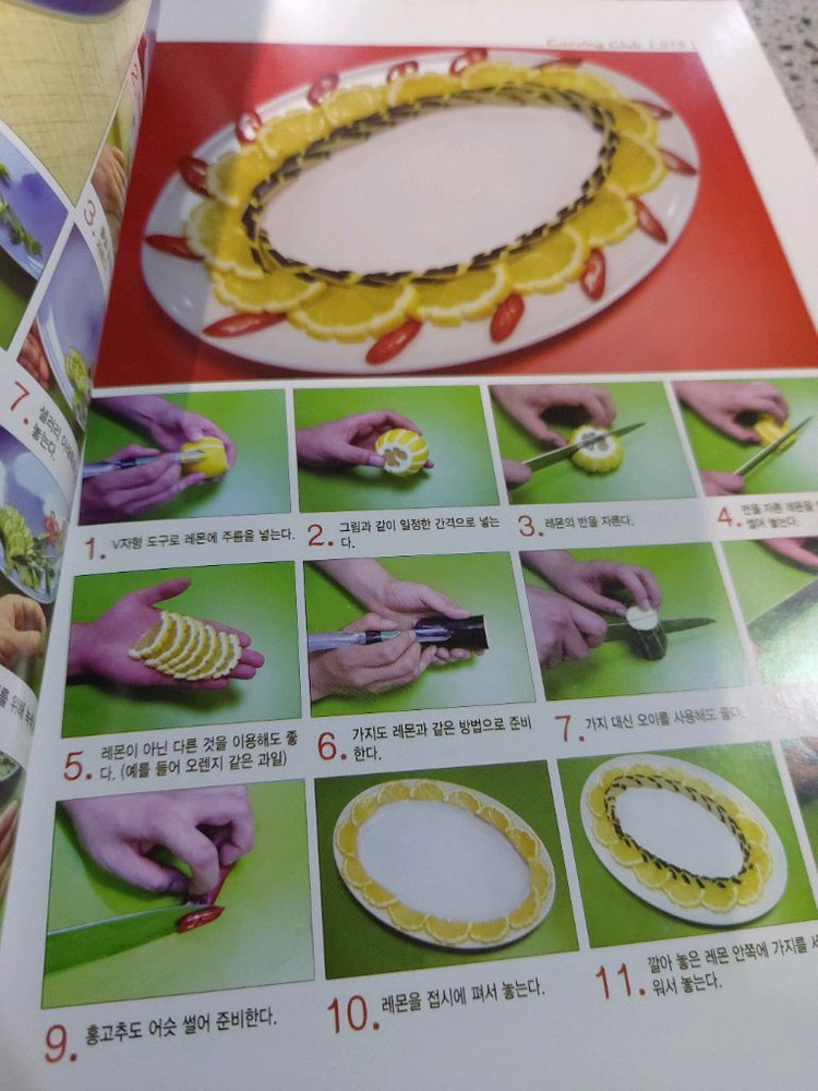 야채 과일 접시 장식 & 비누 조각 택비포 10000--2