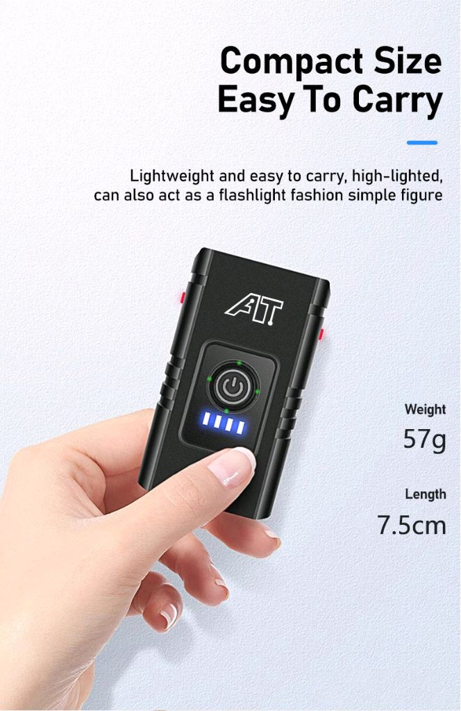 새상품)C충전식 자전거 전조등 야간안전운행 점멸등 이미지