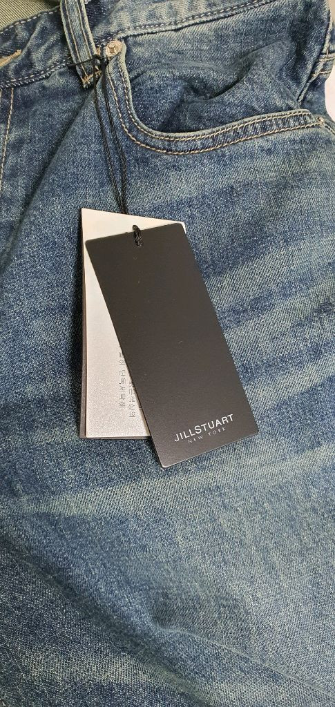 질스튜어트 뉴욕 다크블루 슬릿 데님 팬츠/르메르더로우 이미지