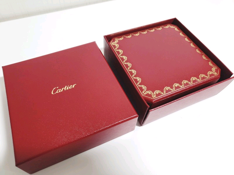 신형)까르띠에 목걸이 케이스.상자.쇼핑백(목걸이X)--2