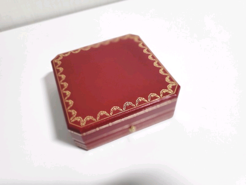 신형)까르띠에 목걸이 케이스.상자.쇼핑백(목걸이X)--4