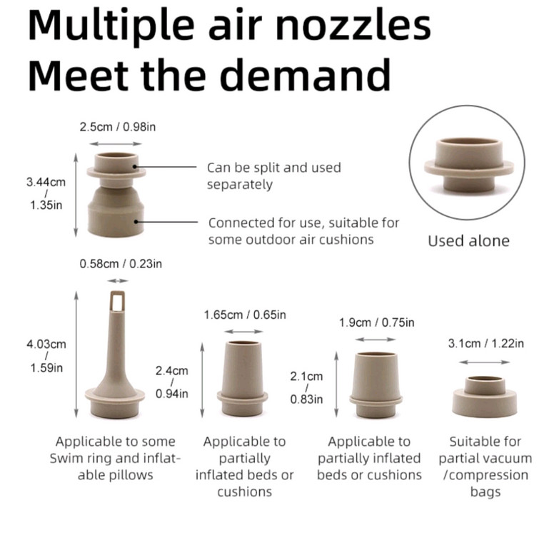휴대용 미니 에어펌프(새상품)--2